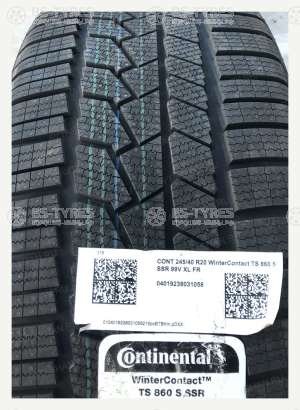 Continental ContiWinterContact TS860S SSR RunFlat 315/35 R20 110V